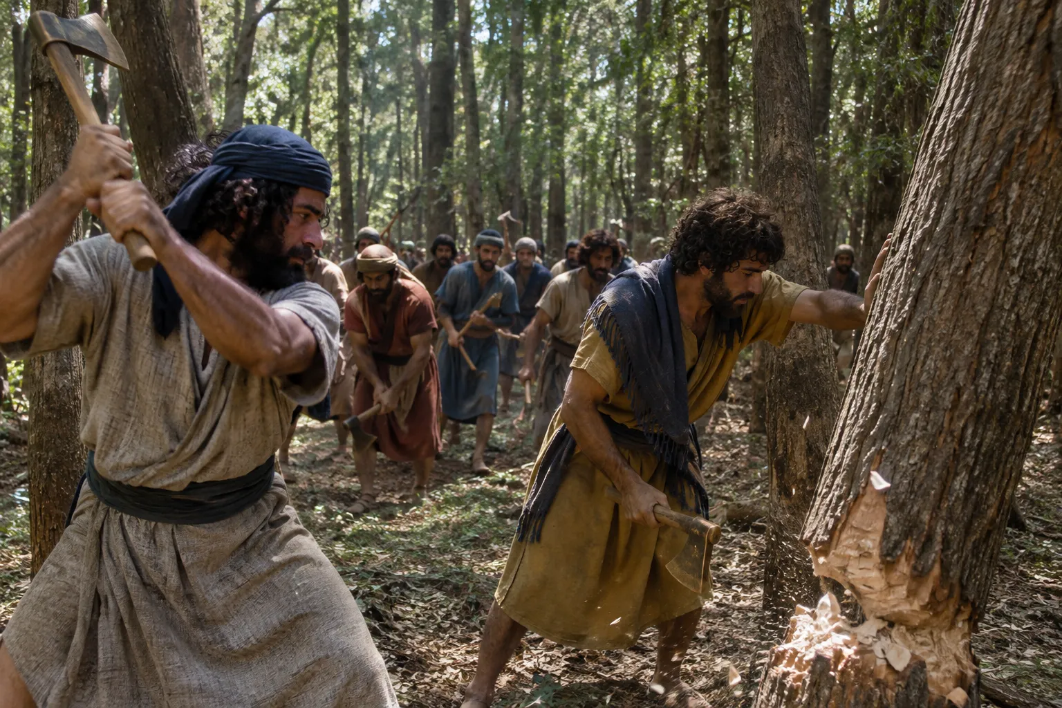 The Dense Forest Is Felled (Jeremiah 46:22–23)