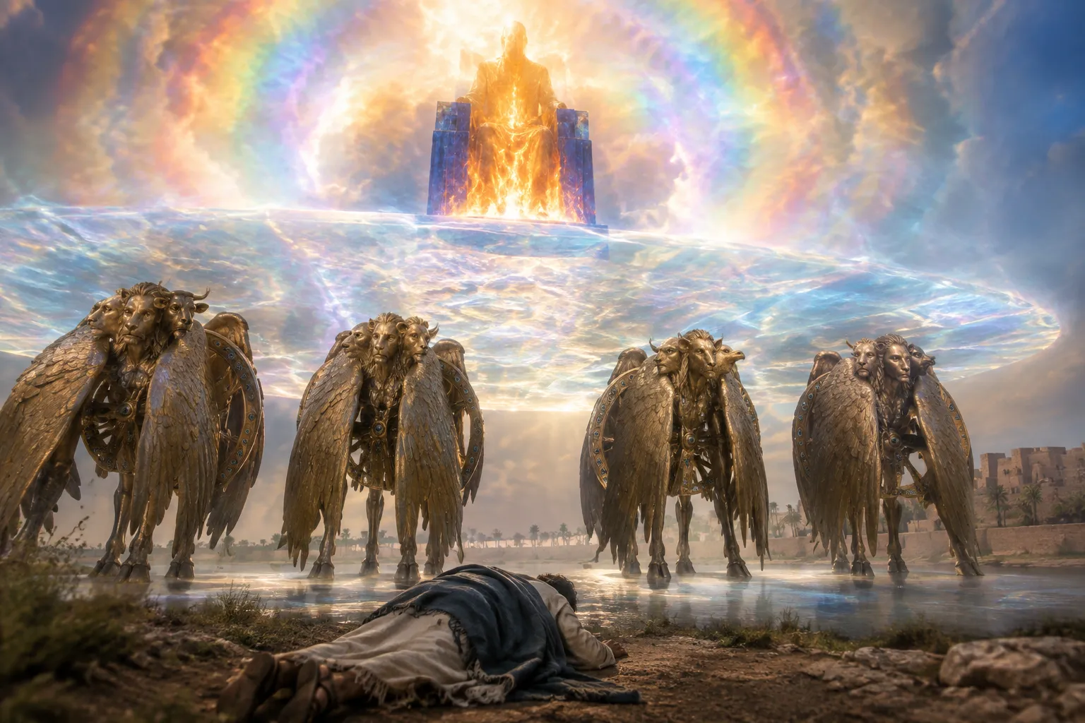 The throne and the likeness of the glory (Ezekiel 1:22–28)