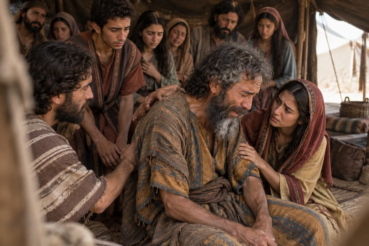 Jacob Refuses Comfort (Genesis 37:33–35)