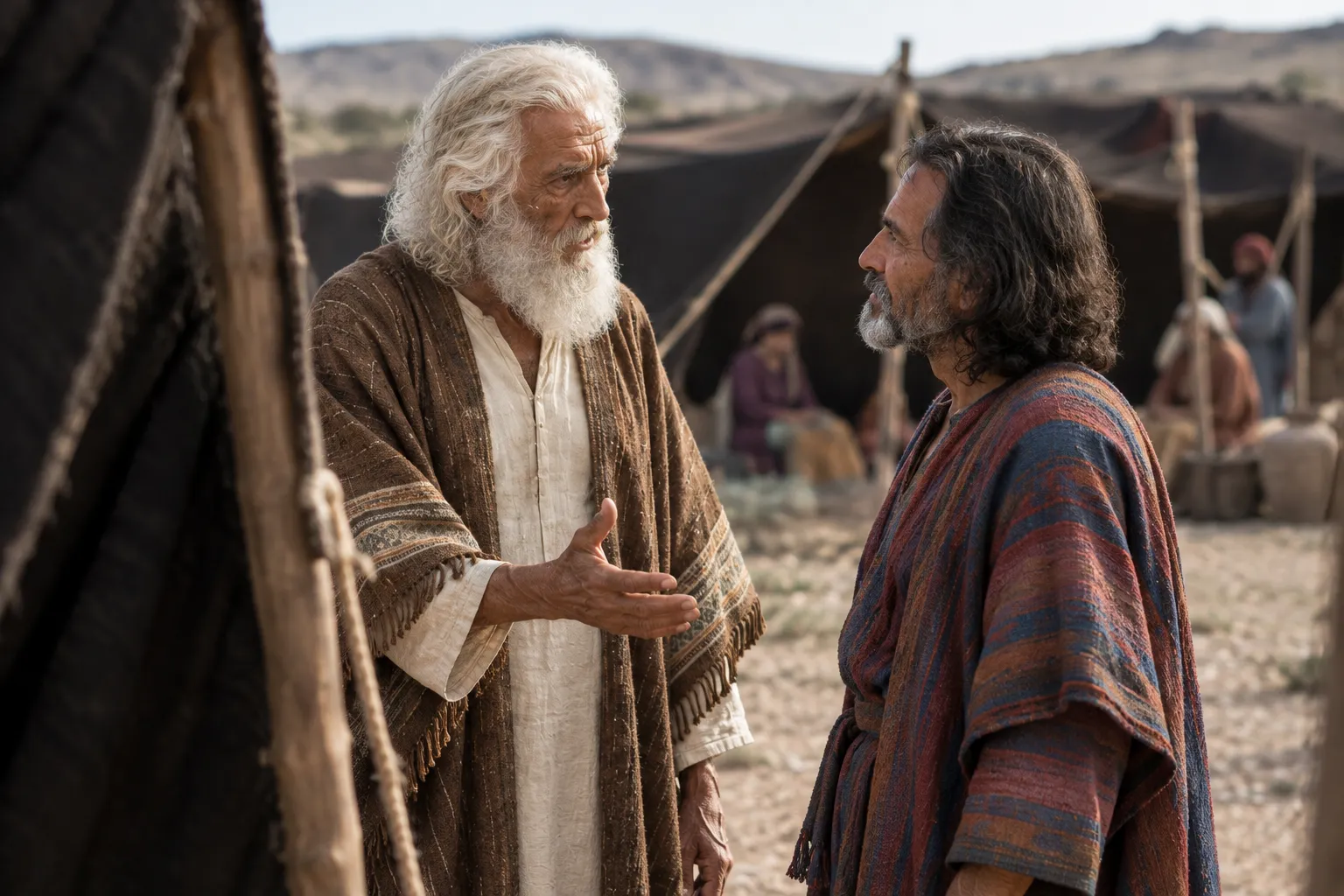 Moses strengthens Joshua (Deuteronomy 3:21–22)