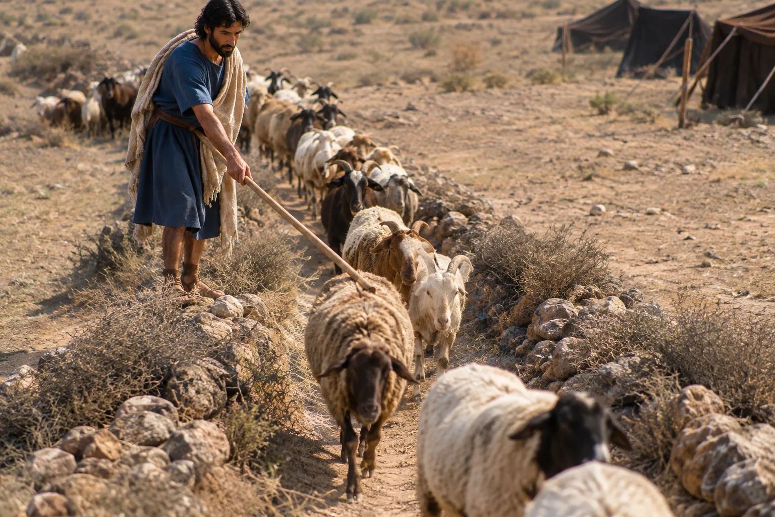 The tenth animal passes under the rod (Leviticus 27:32–33)