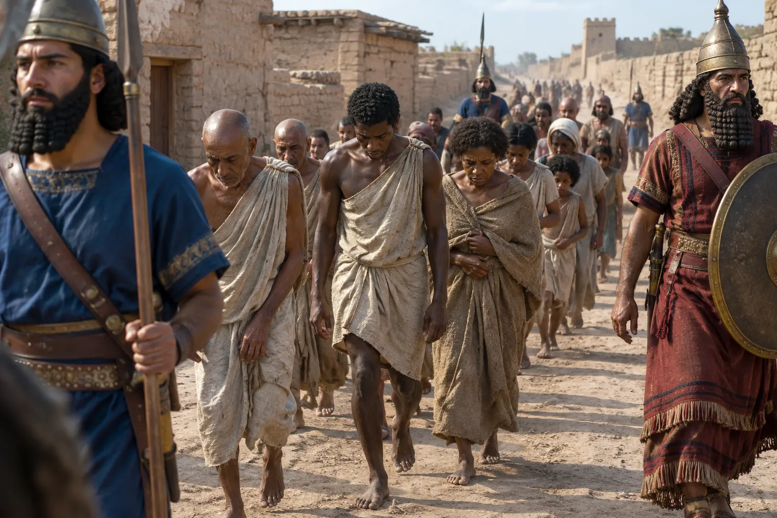 Egypt and Cush led away (Isaiah 20:4)
