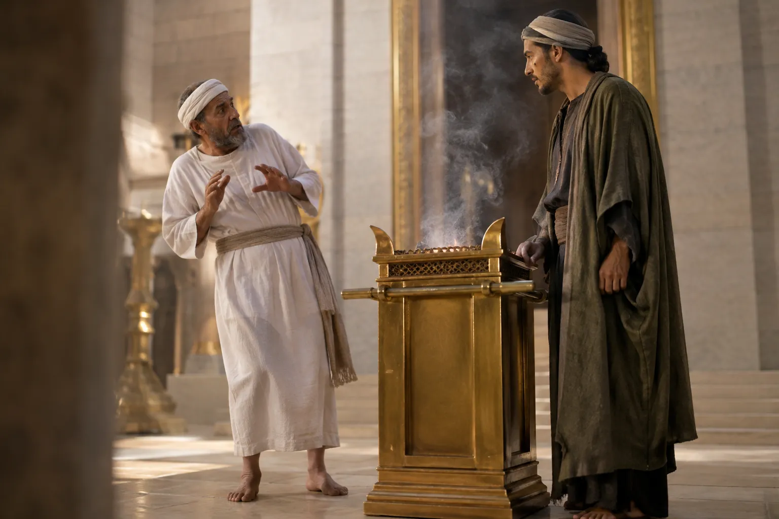 Gabriel Appears to Zechariah (Luke 1:8–12)