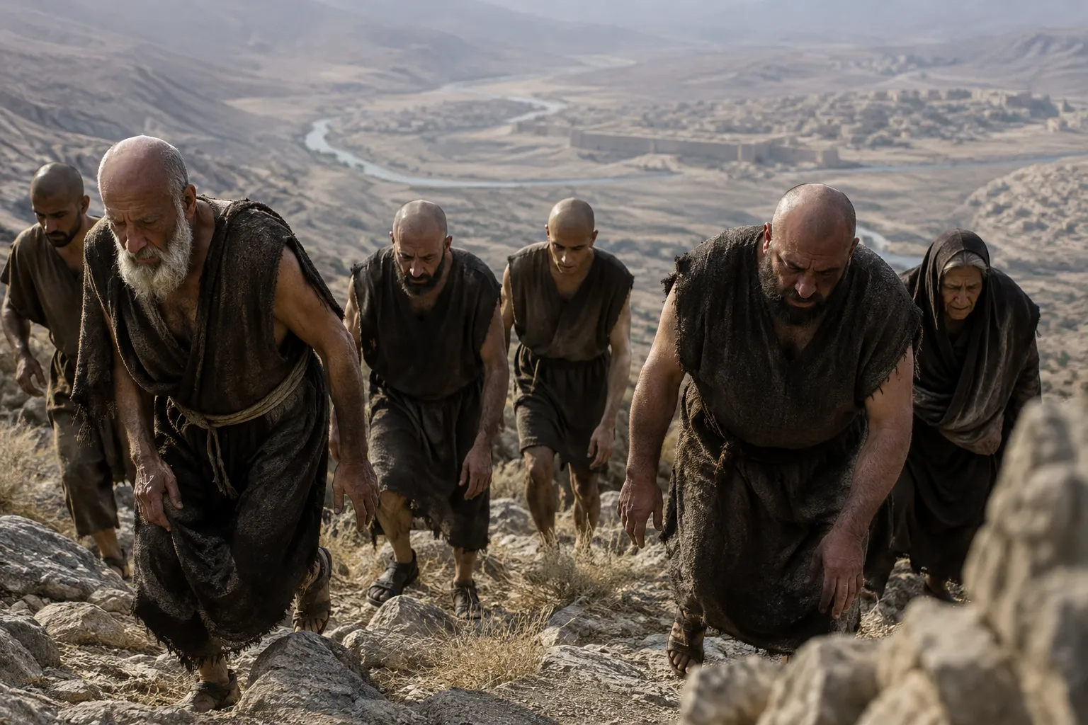 Survivors Moan in the Mountains (Ezekiel 7:16–18)