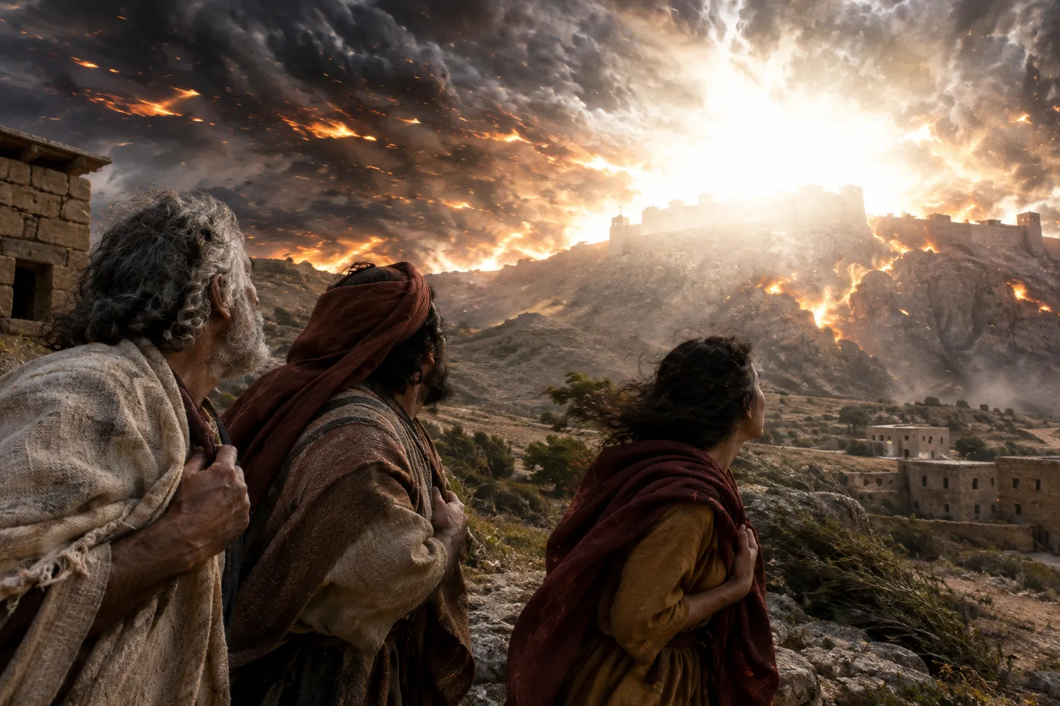 Fire and tempest before the Judge (Psalms 50:1–3)