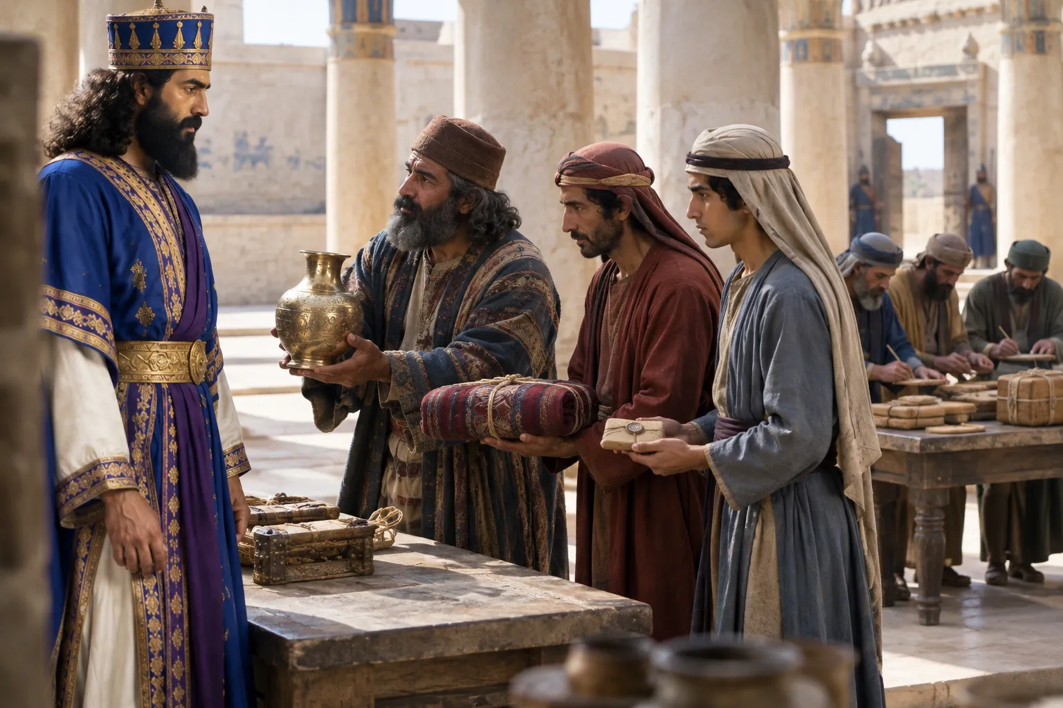Xerxes Imposes Tribute (Esther 10:1)