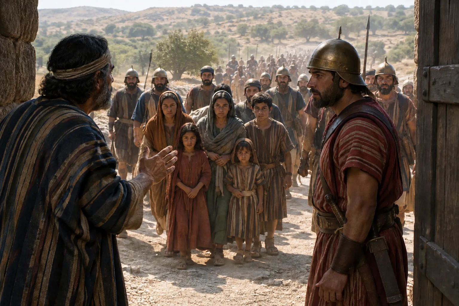 Oded confronts the returning host (2 Chronicles 28:8–11)