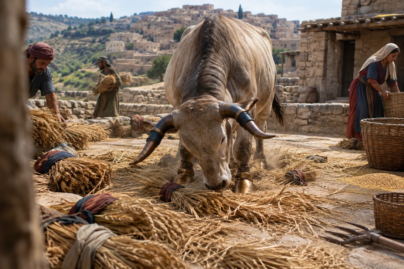 Zion Threshes the Gathered Sheaves (Micah 4:11–13)