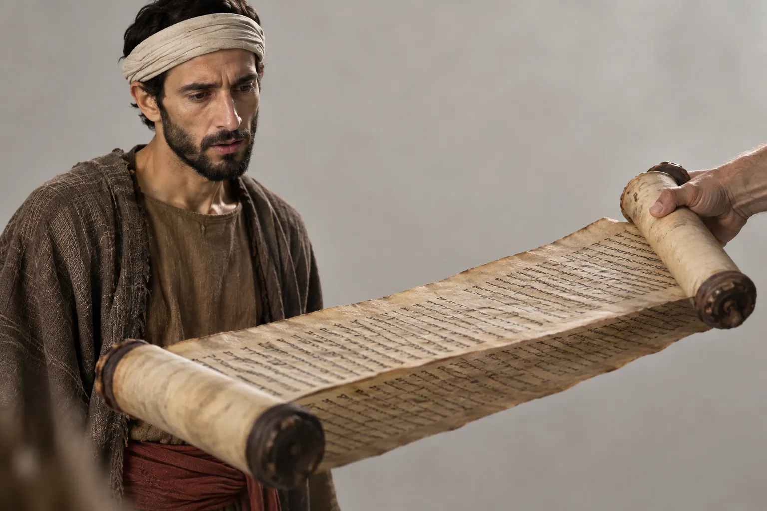 The Scroll Unrolled Before Him (Ezekiel 2:9–10)