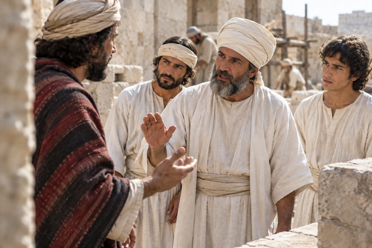 The priests rule on defilement (Haggai 2:10–14)