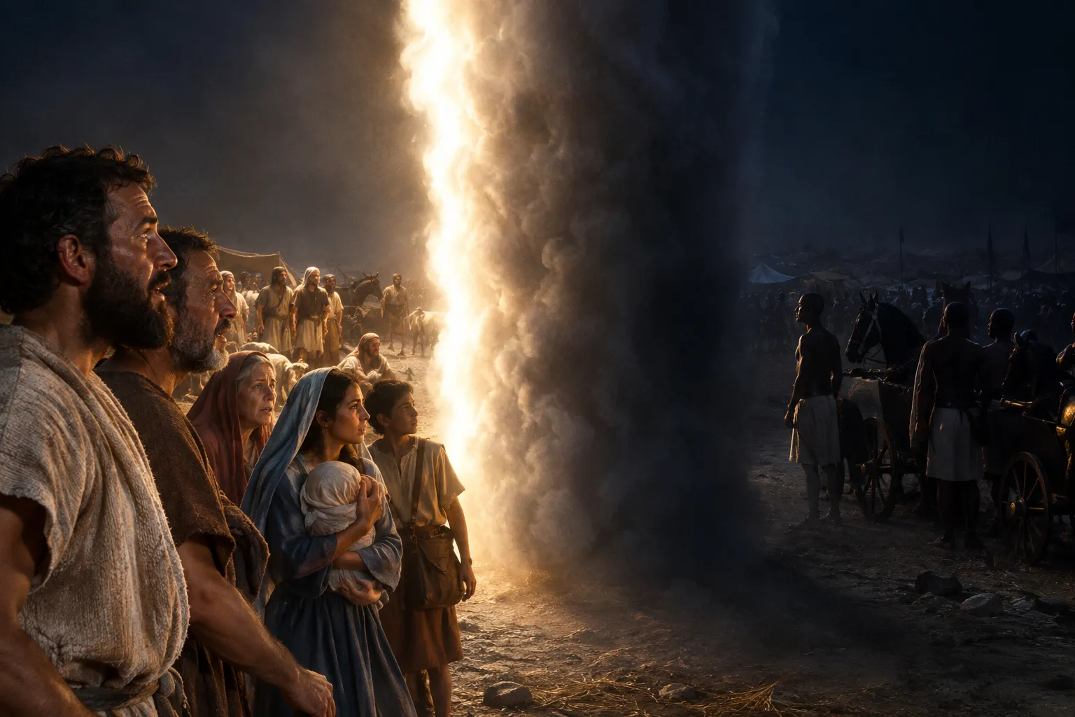 The Pillar Between the Camps (Exodus 14:19–20)