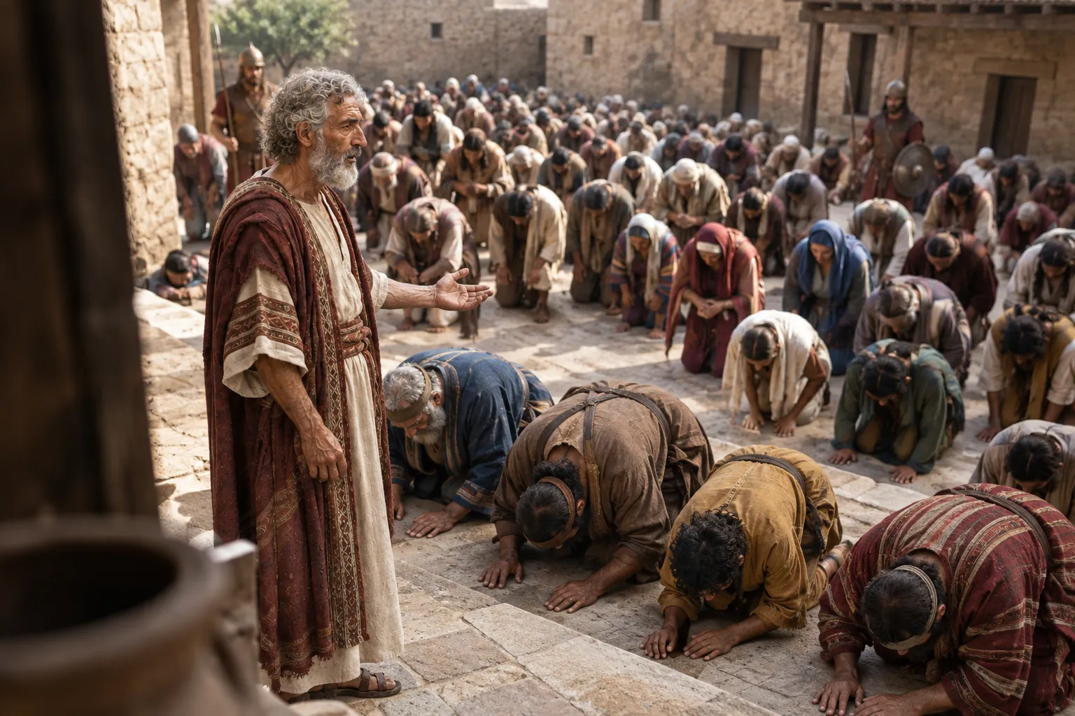 The whole assembly bows down (1 Chronicles 29:20)