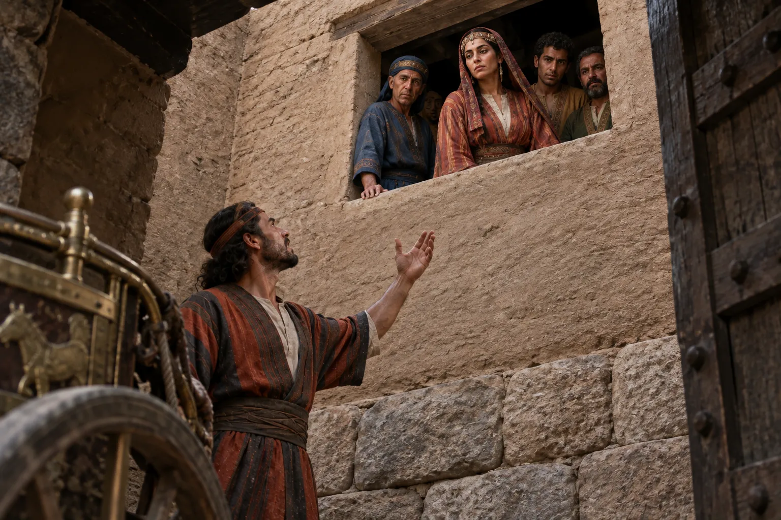 Jehu Calls Up to Jezebel (2 Kings 9:30–32)