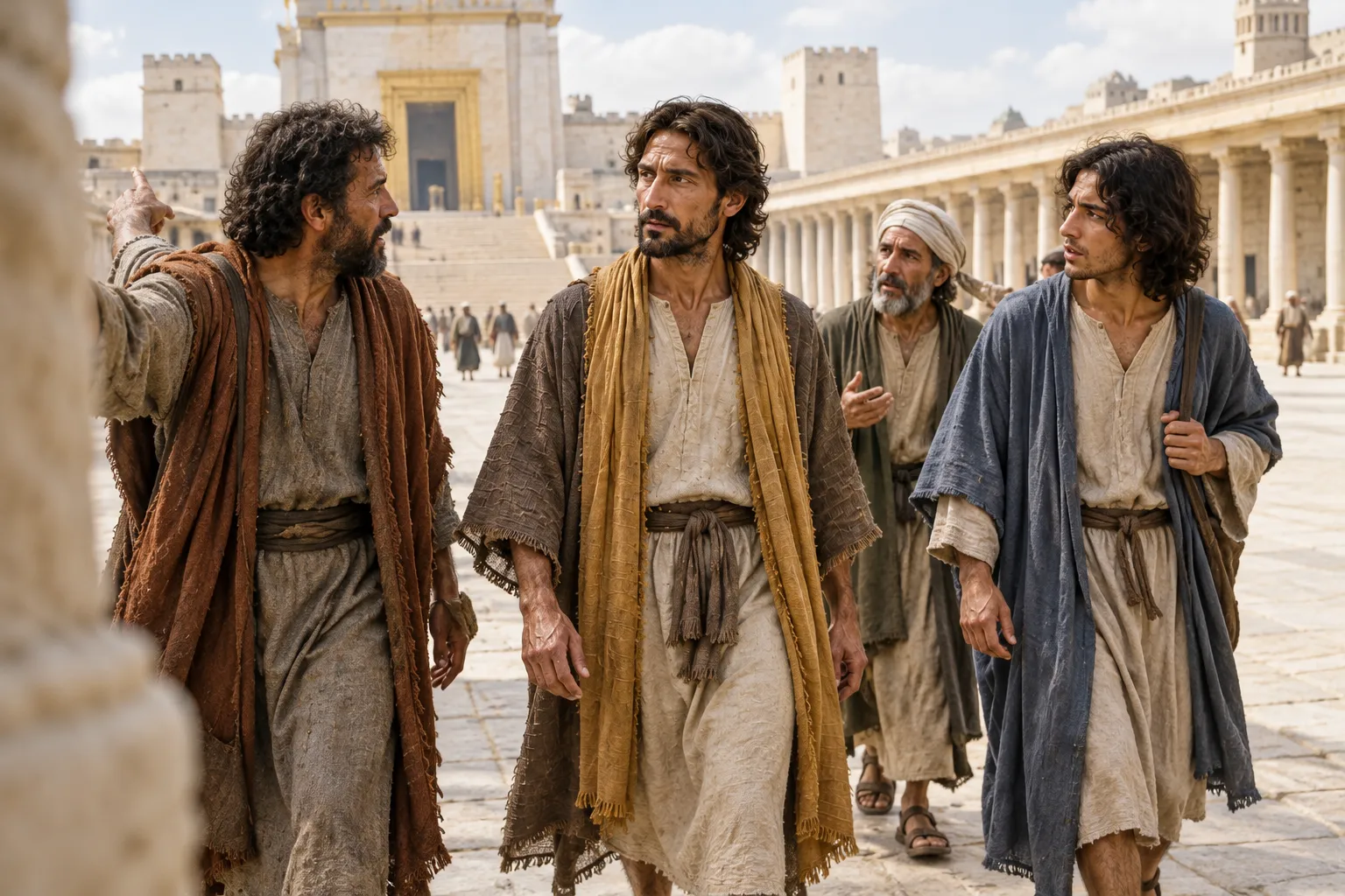 Leaving Herod’s Temple (Matthew 24:1–2)