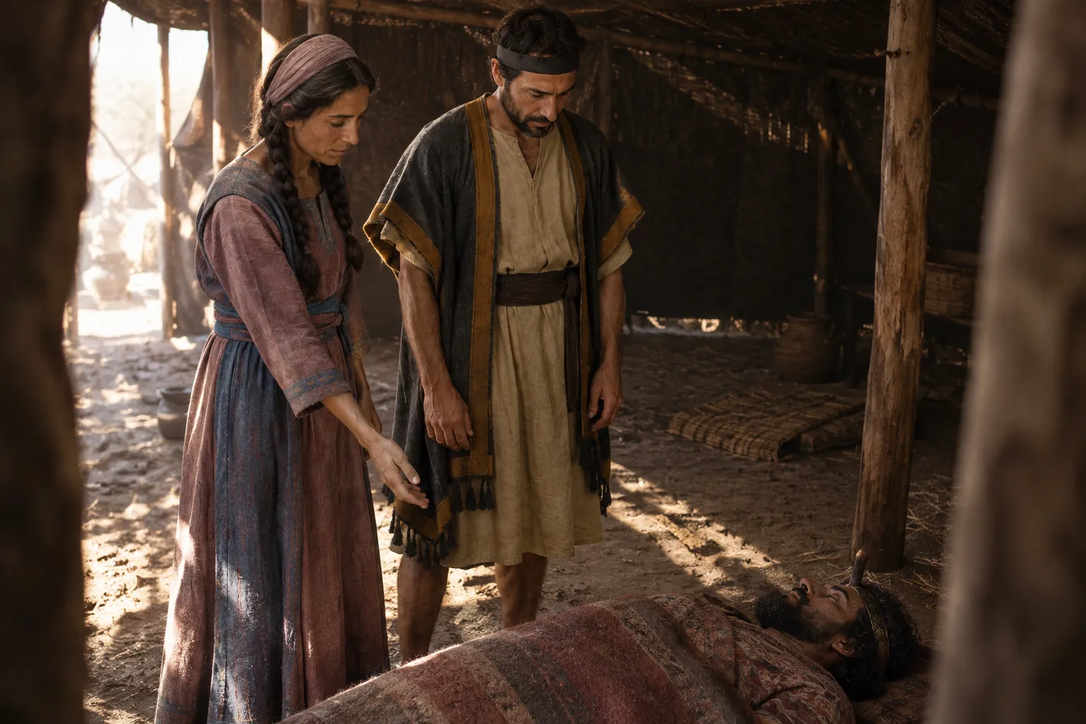 Barak finds Sisera dead (Judges 4:22)