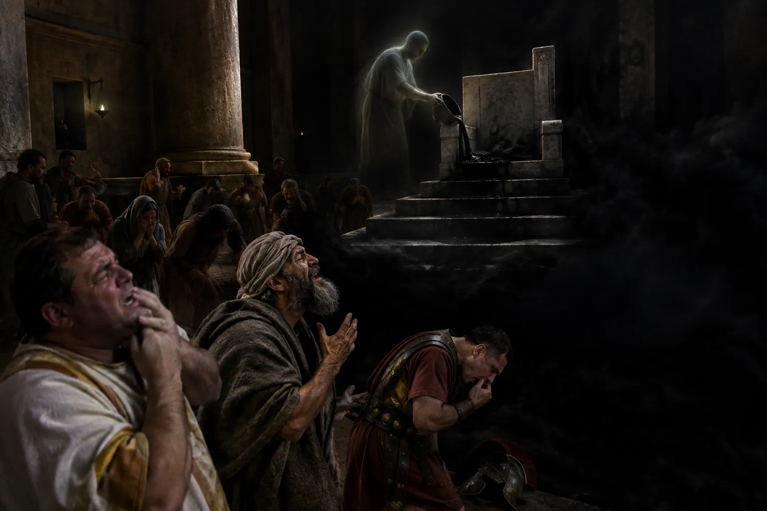 Darkness on the beast’s throne (Revelation 16:10–11)