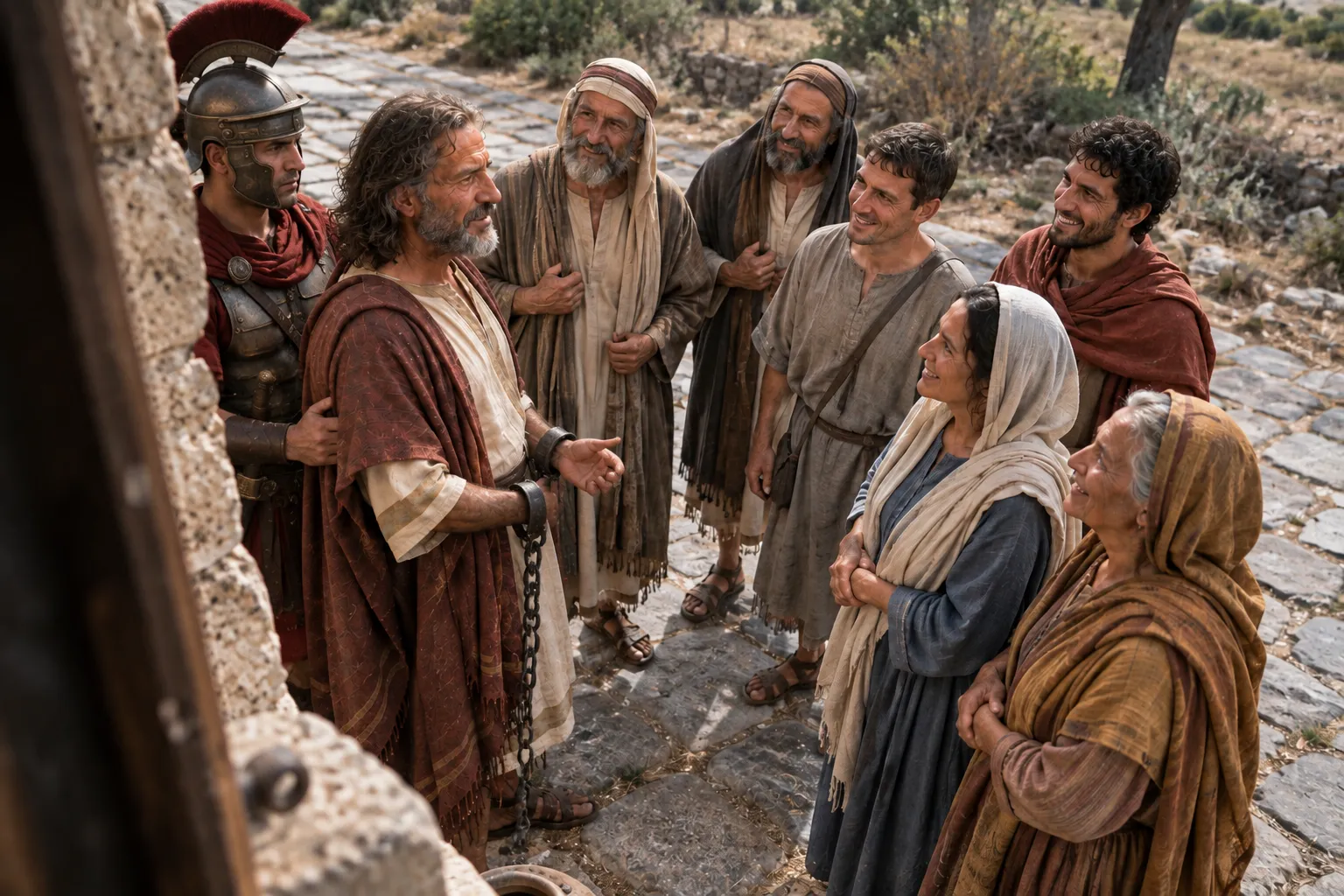 Believers Meet Paul on the Road (Acts 28:15)