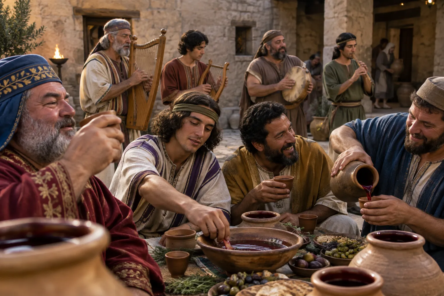 The Feast of the Drinkers (Isaiah 5:11–12)