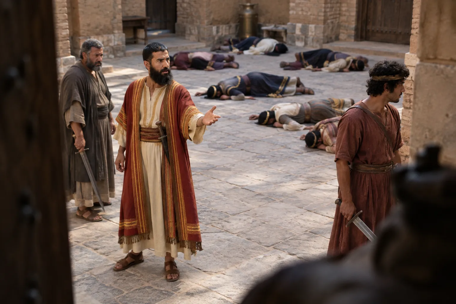 Jehoram orders the death of his brothers (2 Chronicles 21:4)