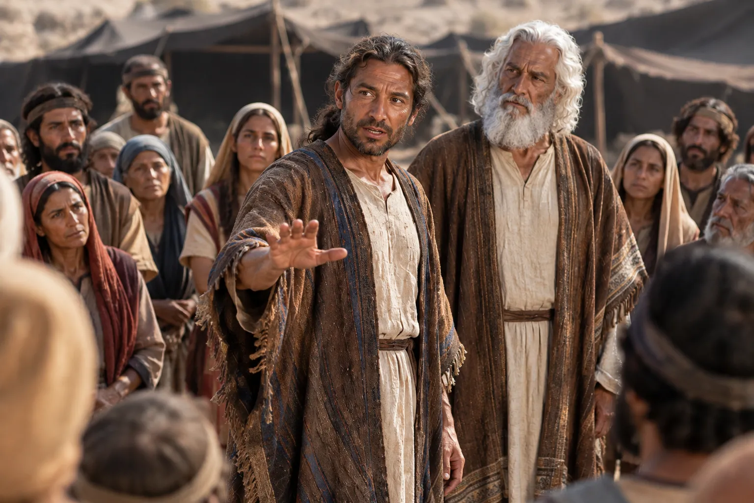 Caleb Quiets the Congregation (Numbers 13:30)