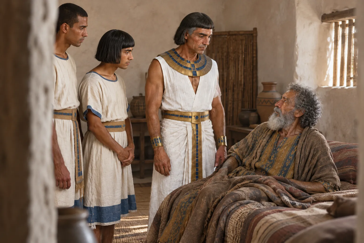 Israel Rallies His Strength (Genesis 48:1–2)