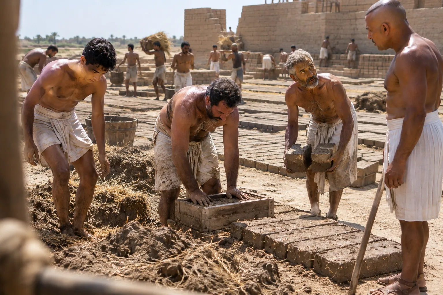 Bitter labor in brick and mortar (Exodus 1:11–14)