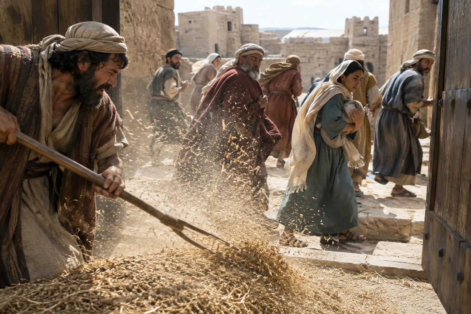 Scattered Like Chaff at the Gate (Jeremiah 15:7)