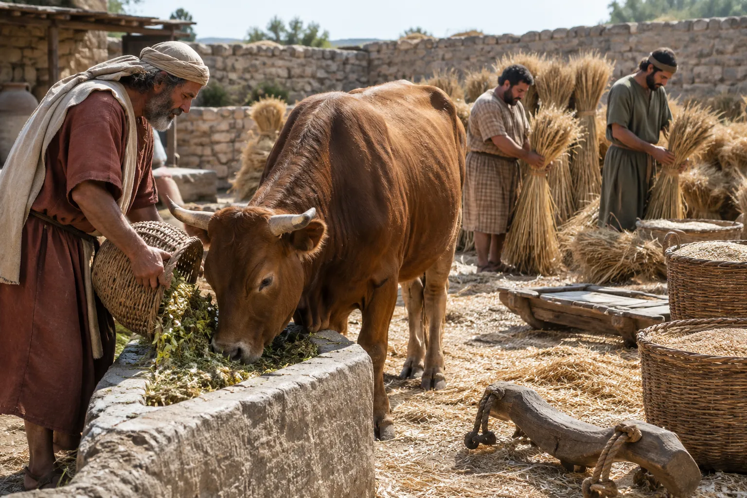 Harvest Through the Ox’s Strength (Proverbs 14:4)