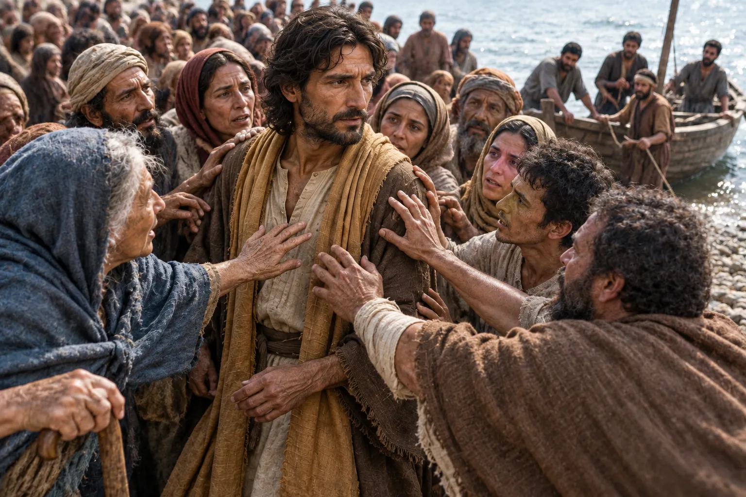 The Crowd at the Shore (Mark 3:7–10)