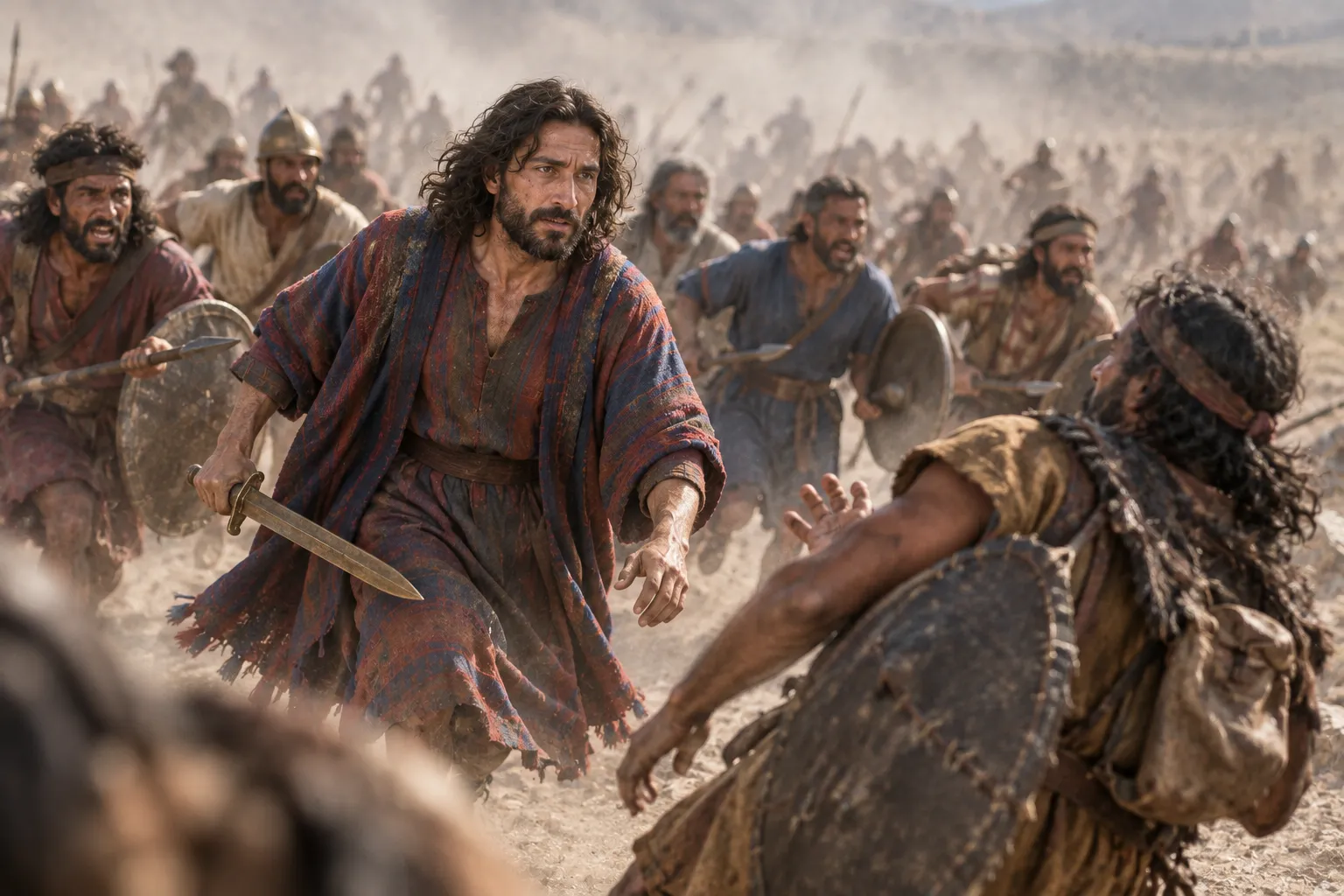 Joshua Overwhelms Amalek (Exodus 17:13)