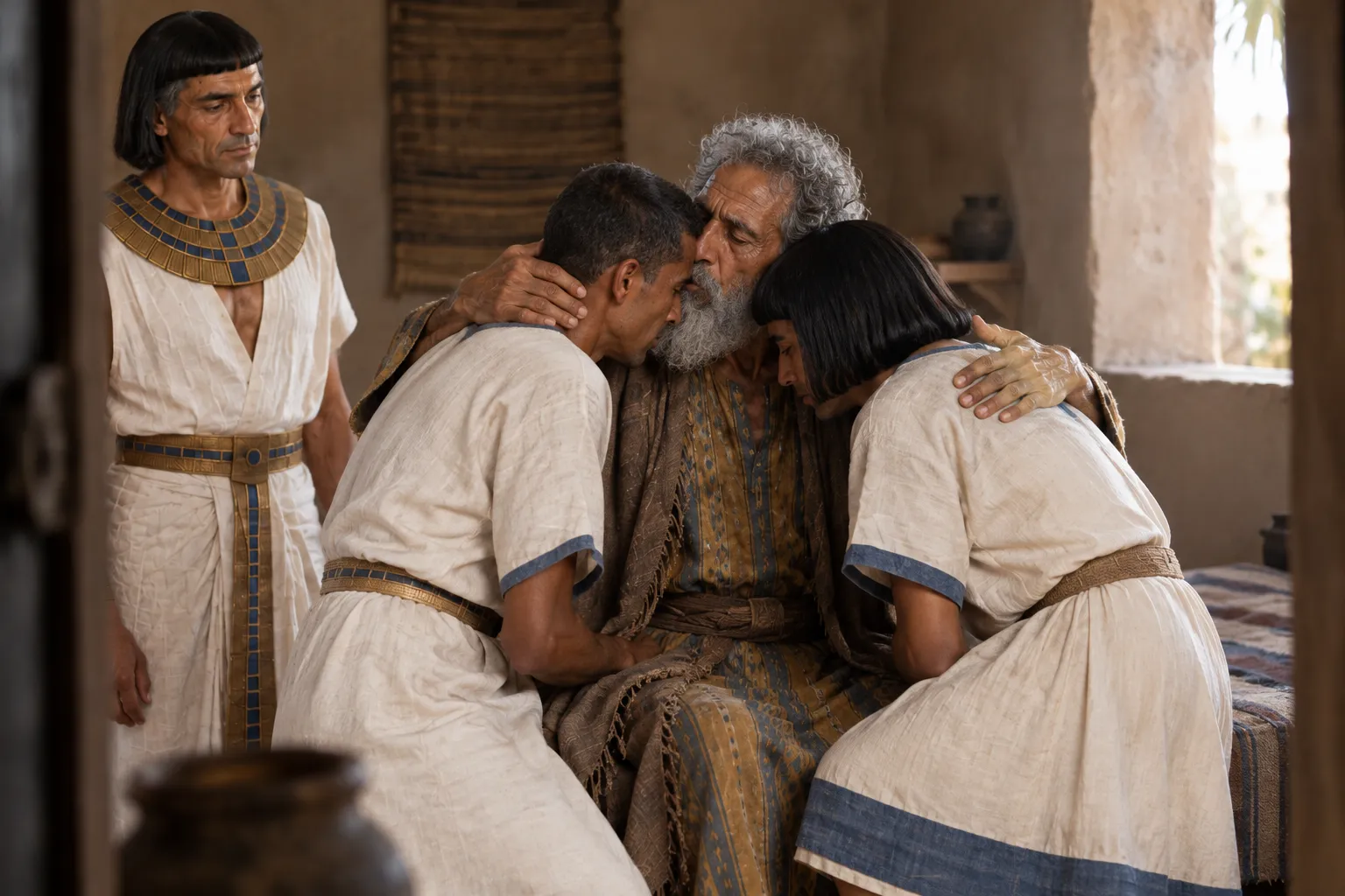 Jacob Embraces Joseph’s Sons (Genesis 48:8–11)