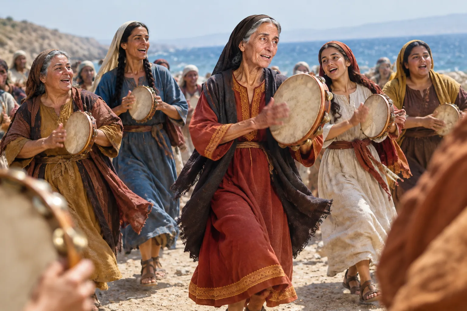 Miriam Leads the Women’s Dance (Exodus 15:20–21)