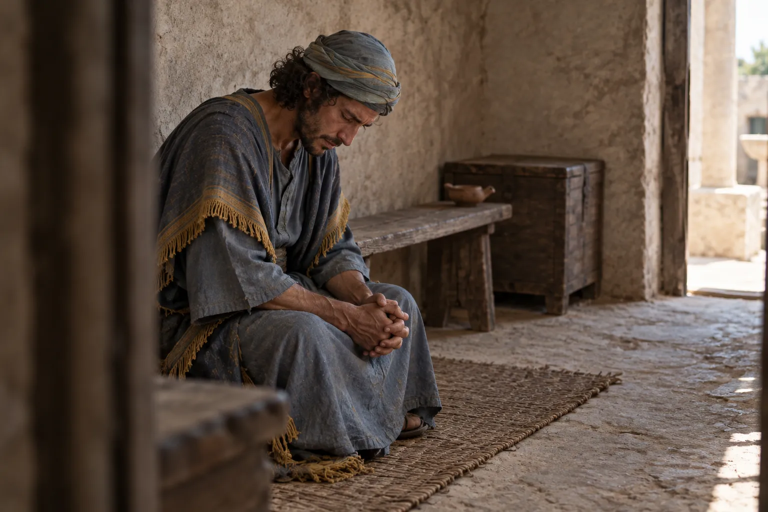 Ezra fasts in mourning (Ezra 10:6)