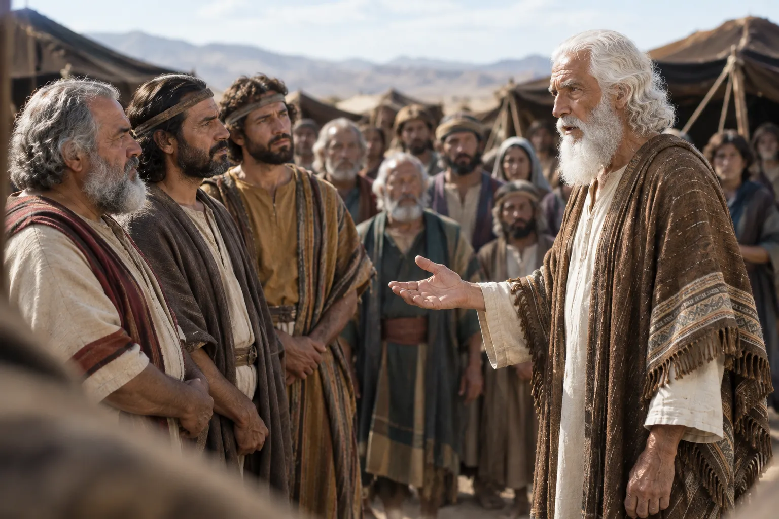 Moses designates the refuge cities (Deuteronomy 4:41–45)