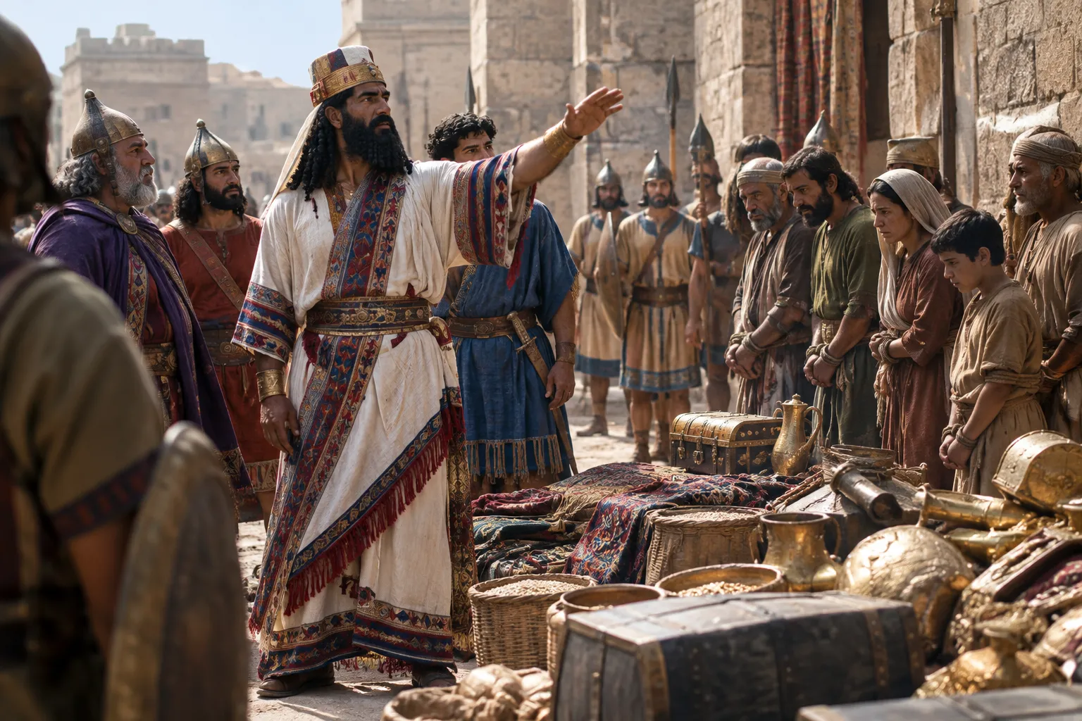Assyria gathers the nations’ wealth (Isaiah 10:5–14)