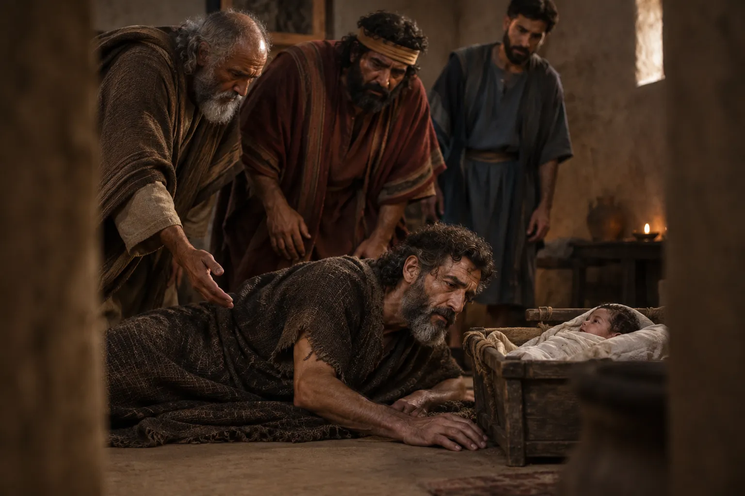 David Pleads for His Son (2 Samuel 12:15–17)