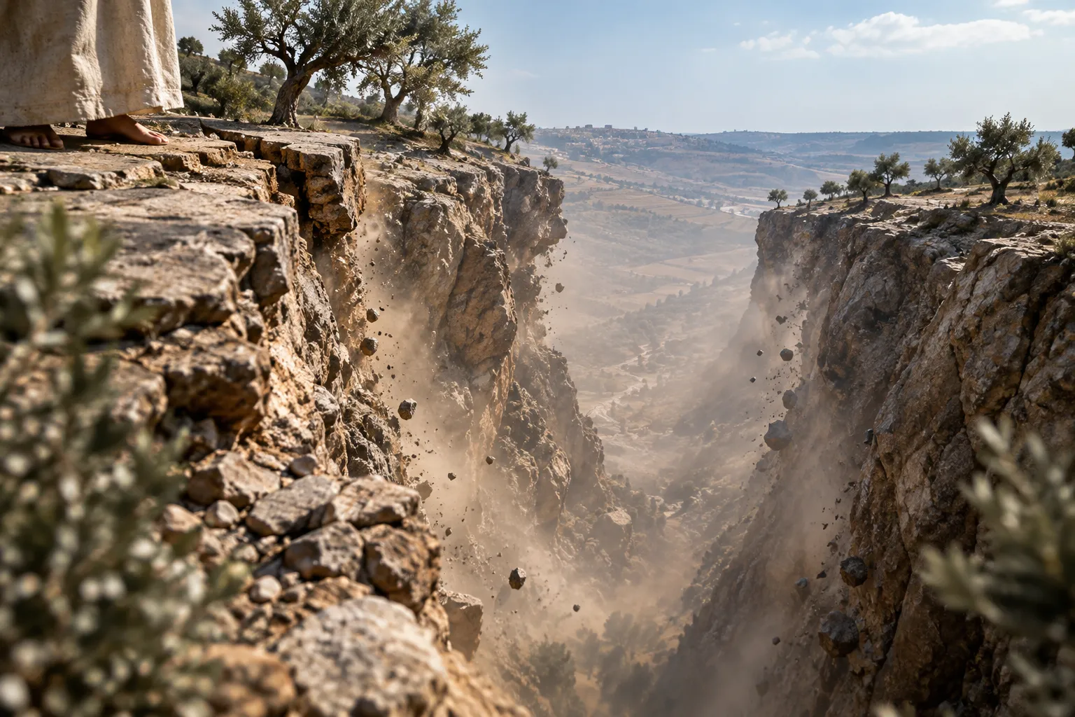 The Mount of Olives Split Apart (Zechariah 14:4)