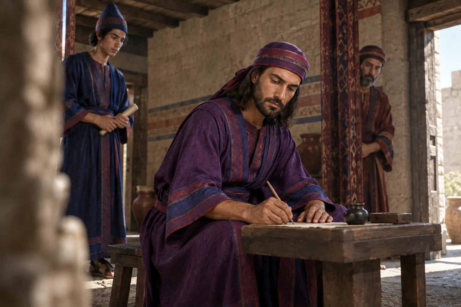 Hiram writes his reply (2 Chronicles 2:11–16)