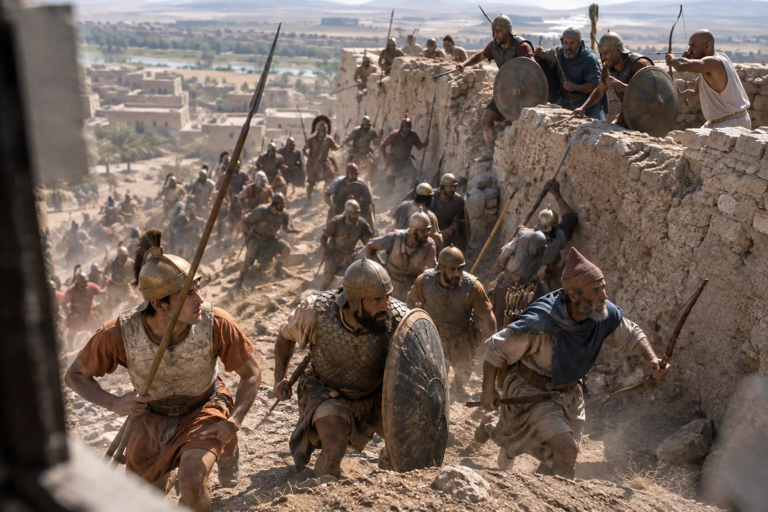 The siege ramp (Daniel 11:15)