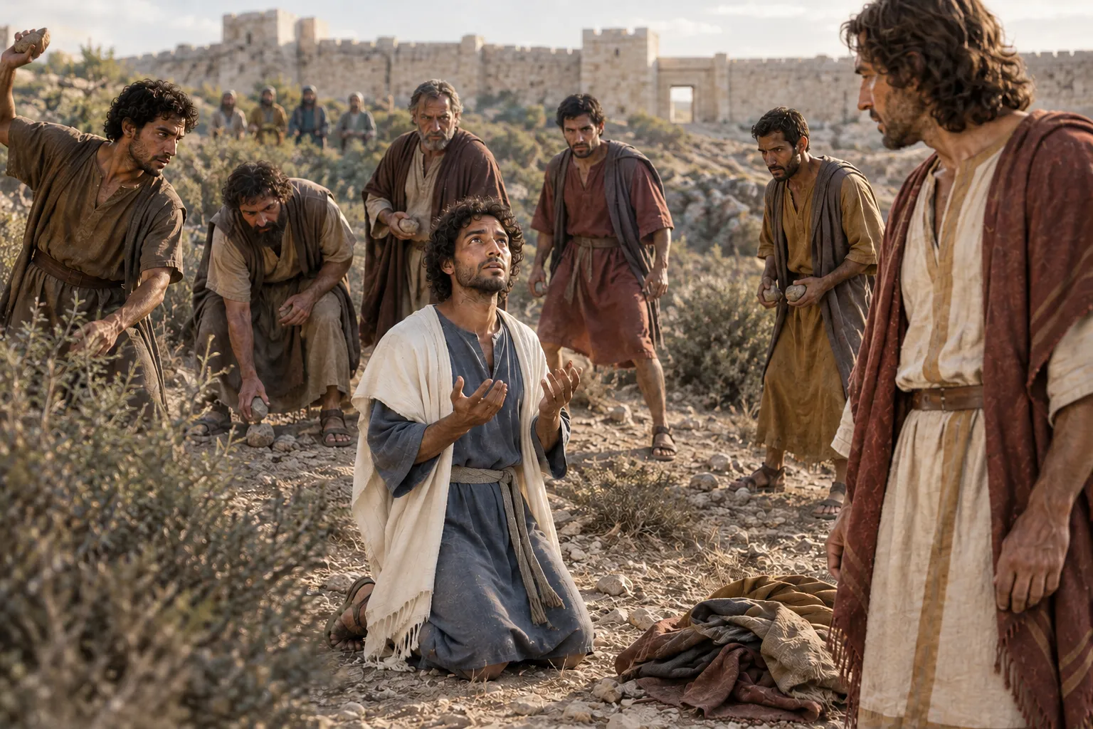 Stephen’s Final Prayer (Acts 7:58–60)