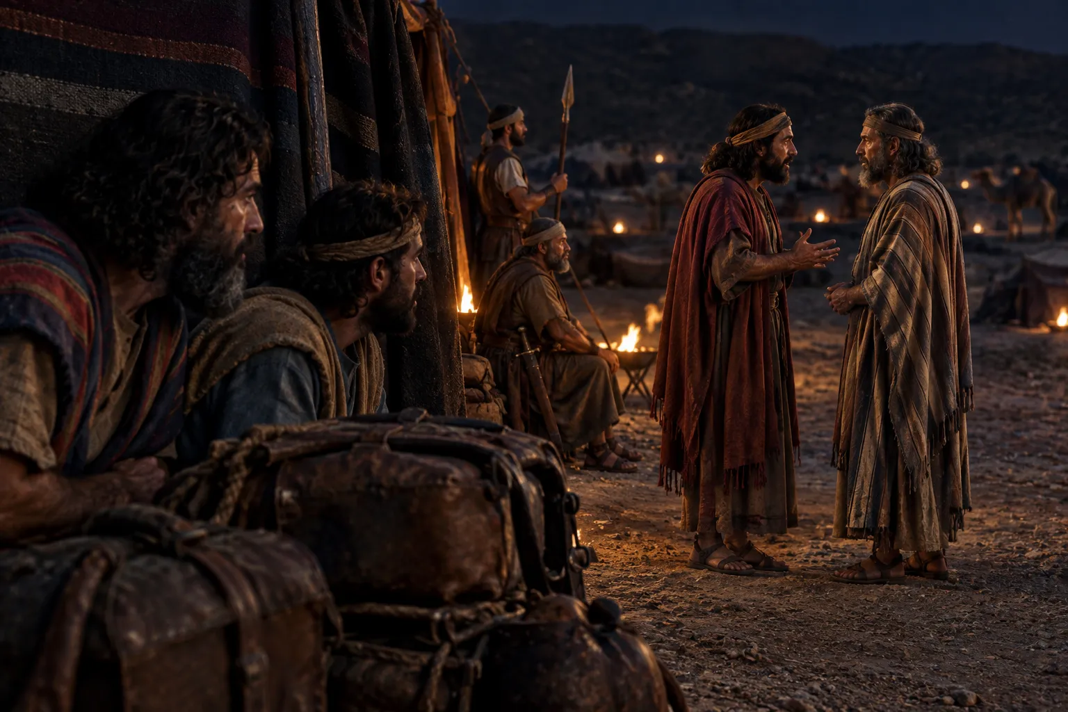Gideon Overhears the Dream (Judges 7:9–15)