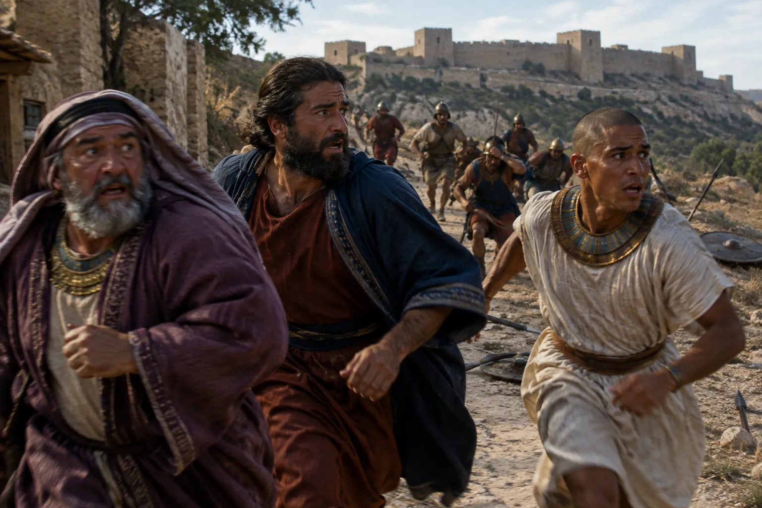 The kings flee in terror (Psalms 48:4–6)