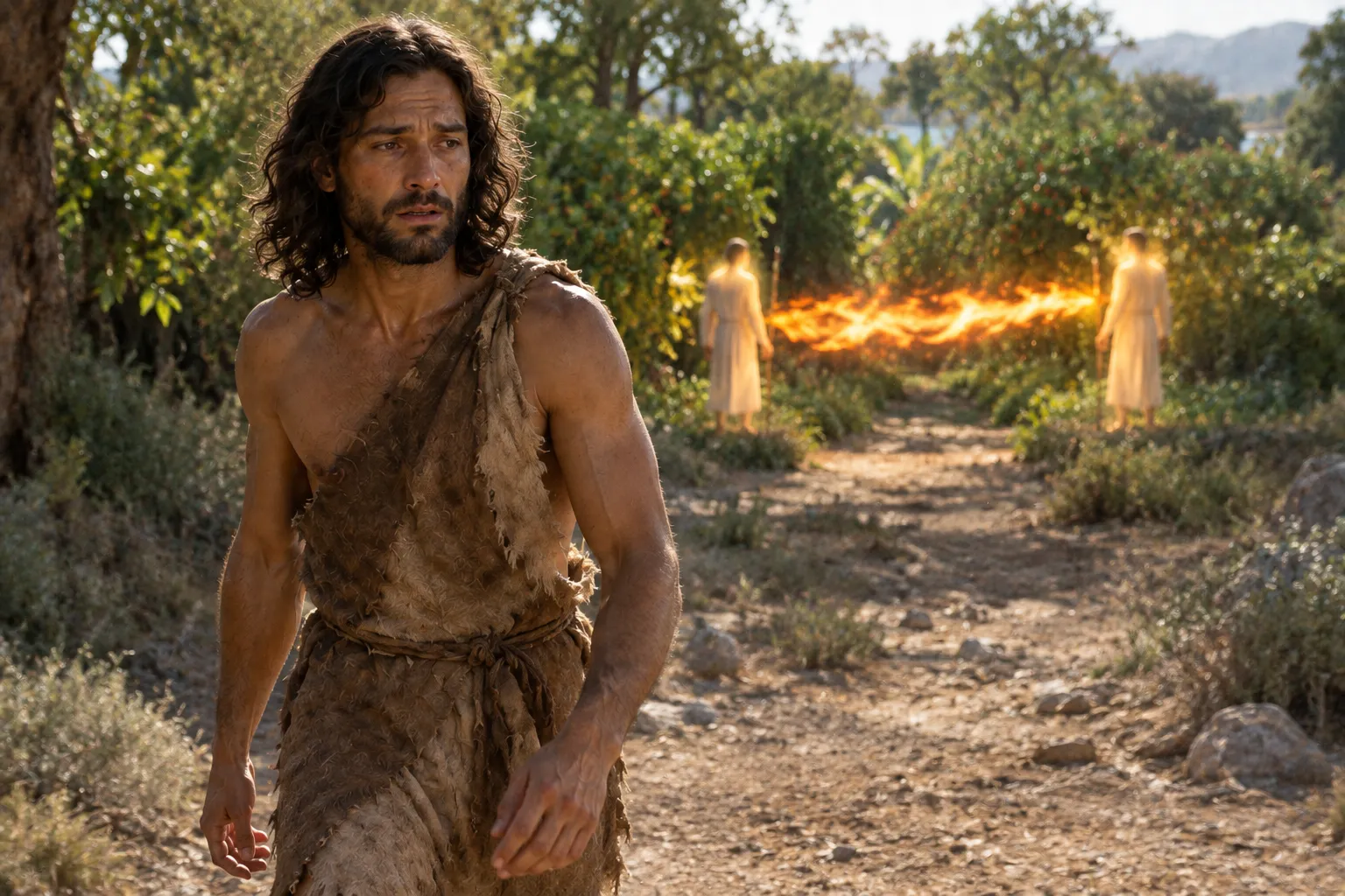 The way back is guarded (Genesis 3:23–24)