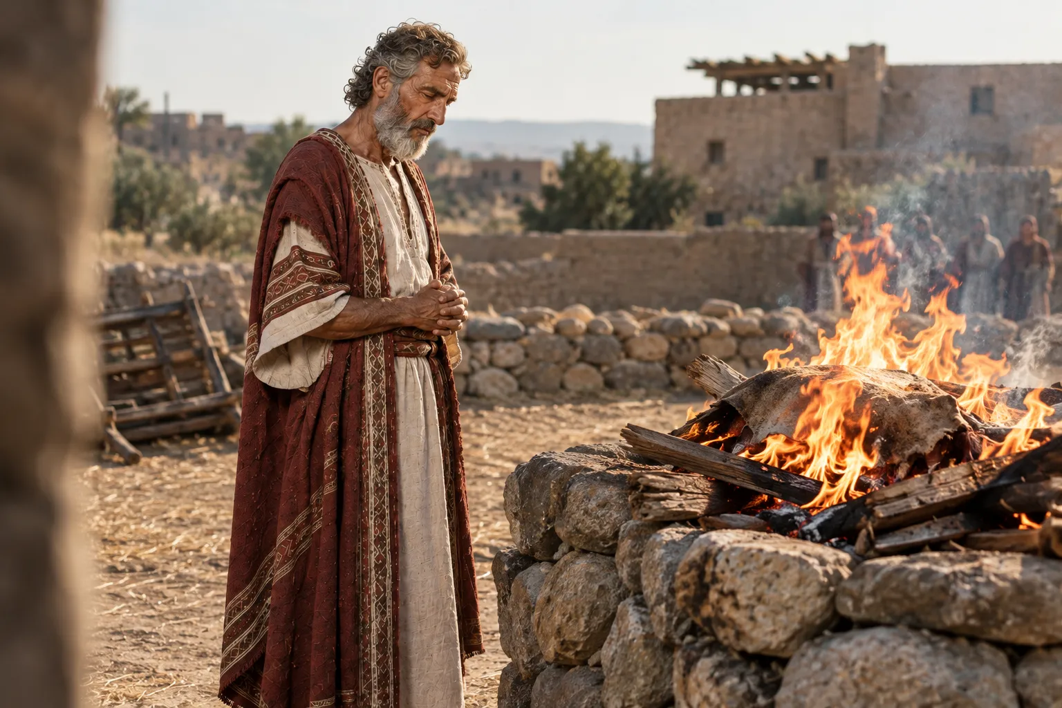 The Plague Halted at the Altar (2 Samuel 24:25)
