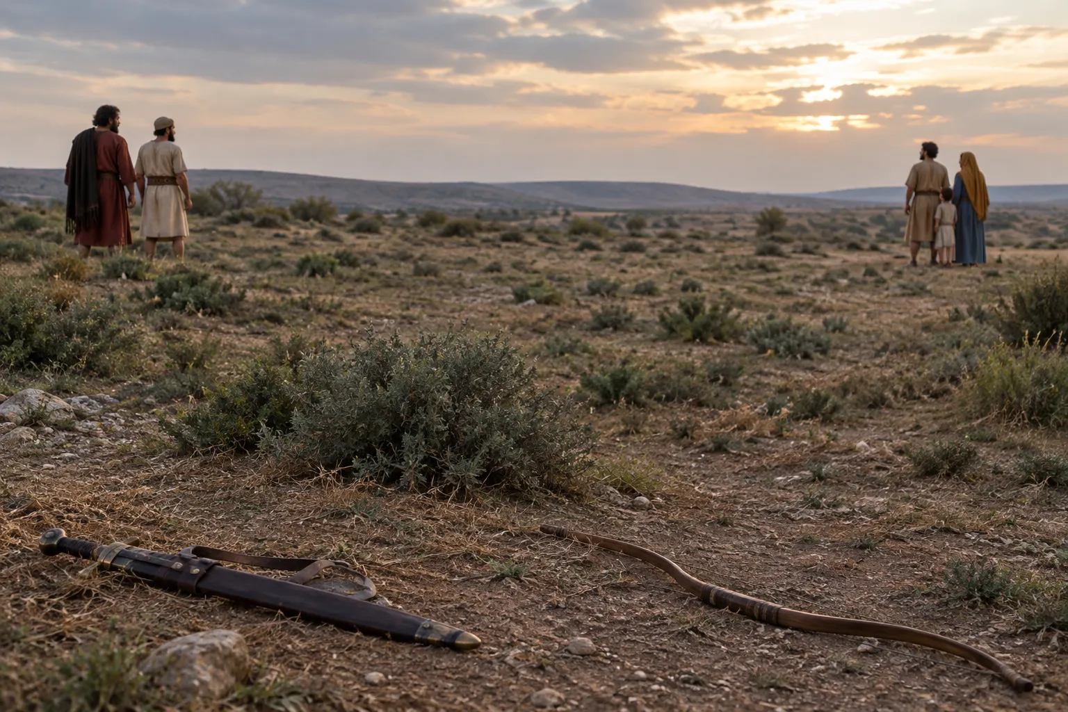 The Wicked Draw Sword and Bow (Psalms 37:12–14)