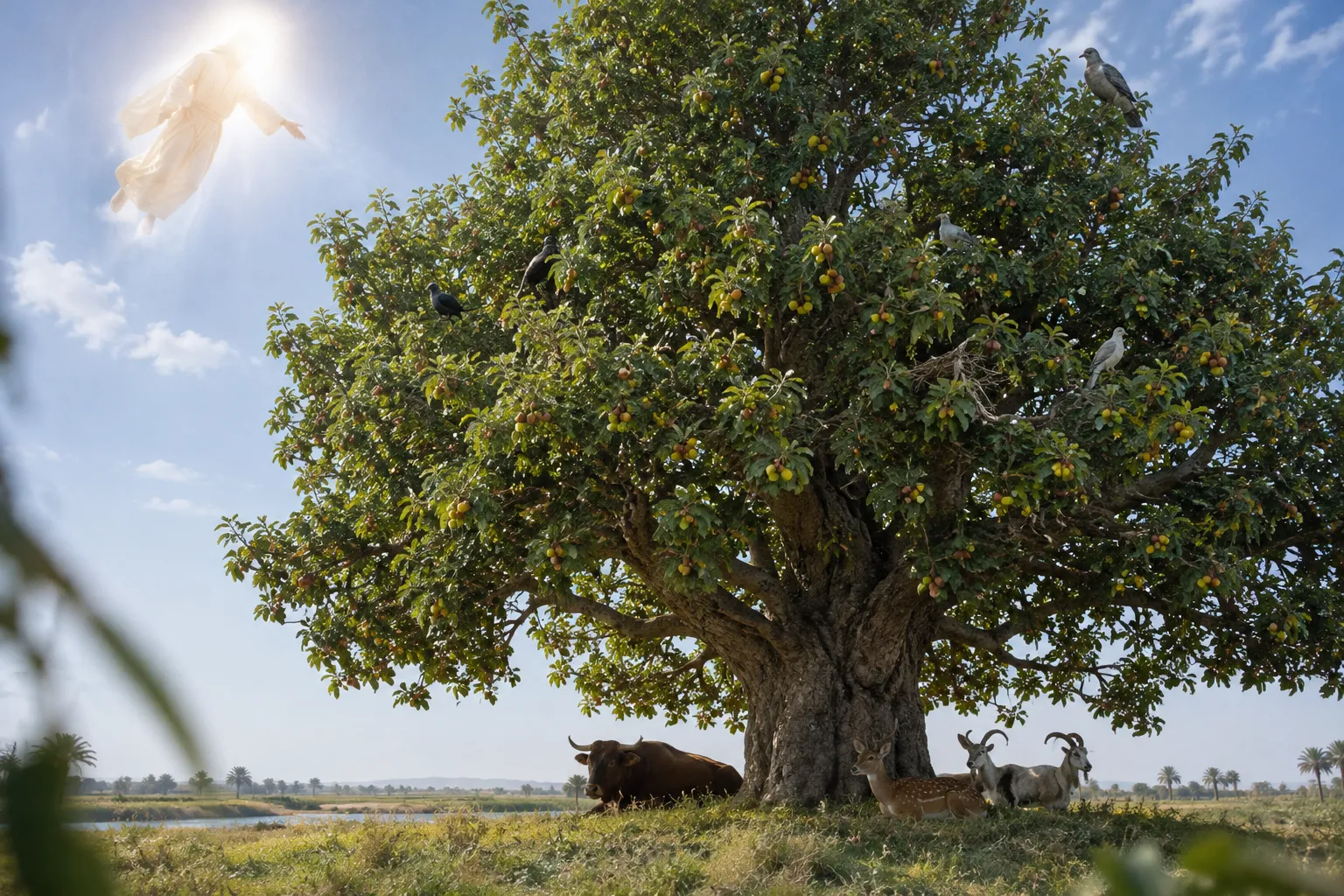 The watcher calls for the tree to be cut down (Daniel 4:10–17)