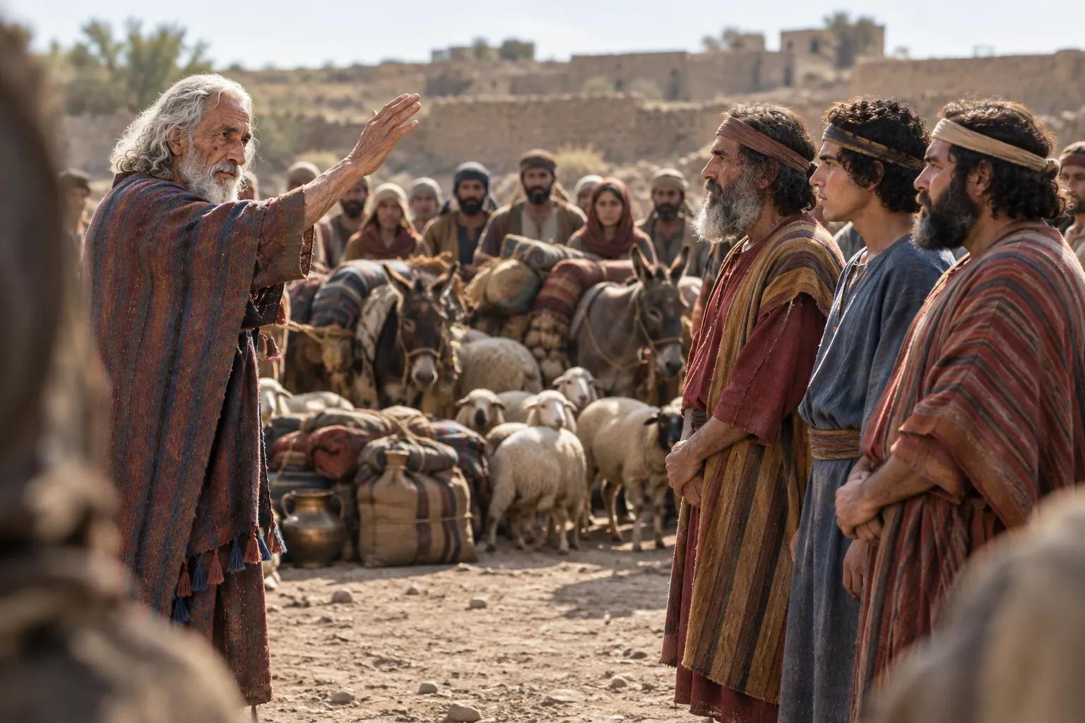 Joshua Blesses the Eastern Tribes (Joshua 22:1–8)