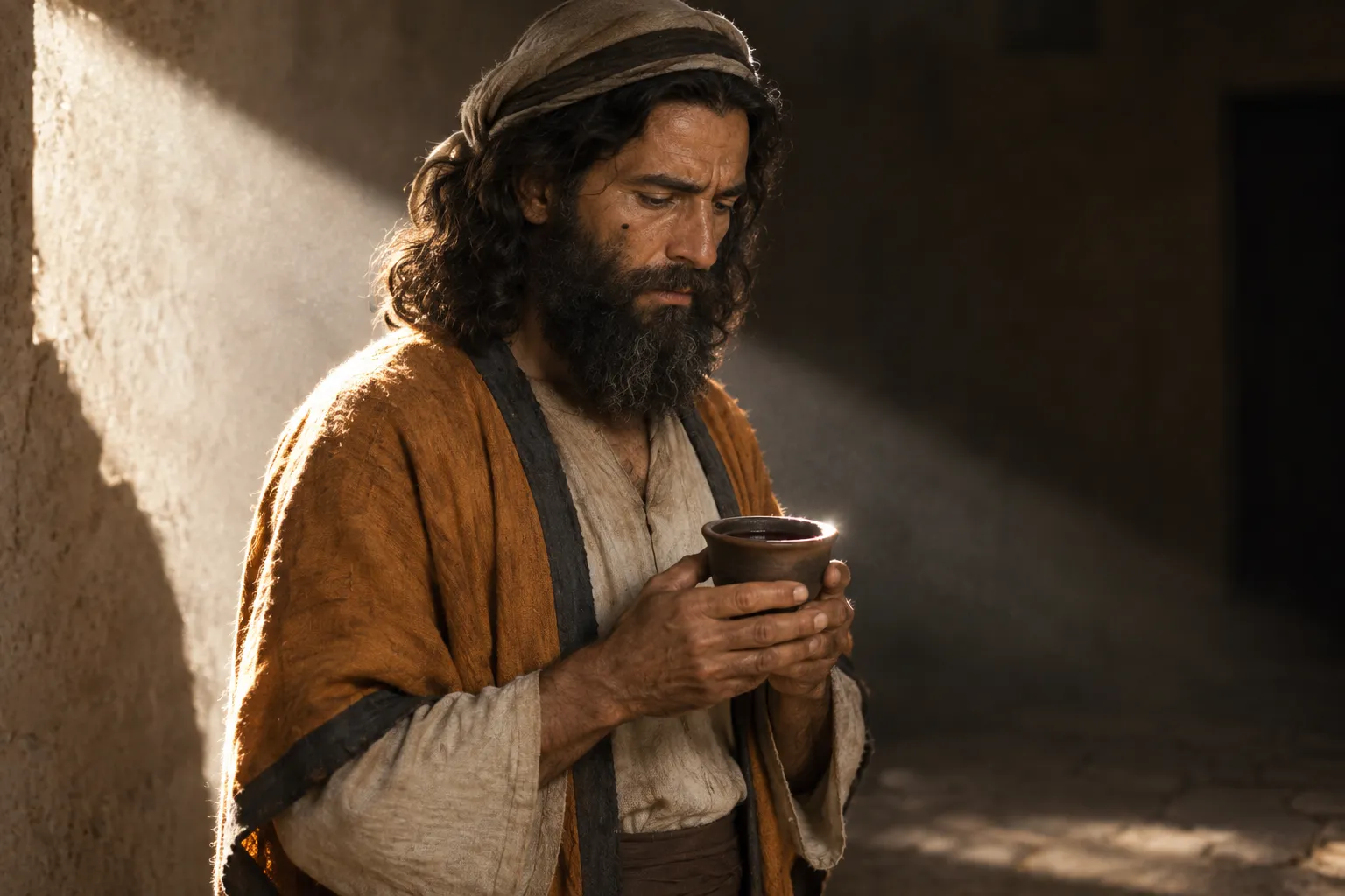 Jeremiah receives the cup of wrath (Jeremiah 25:15–17)