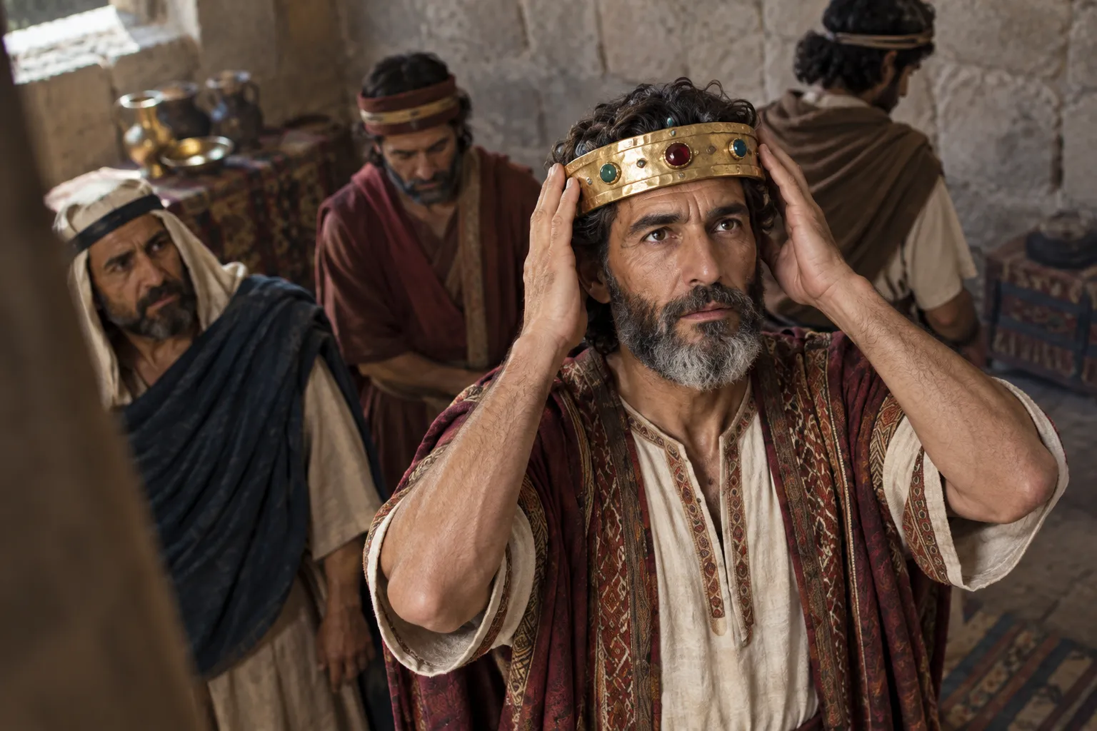 David Wears the Crown of Rabbah (1 Chronicles 20:2)