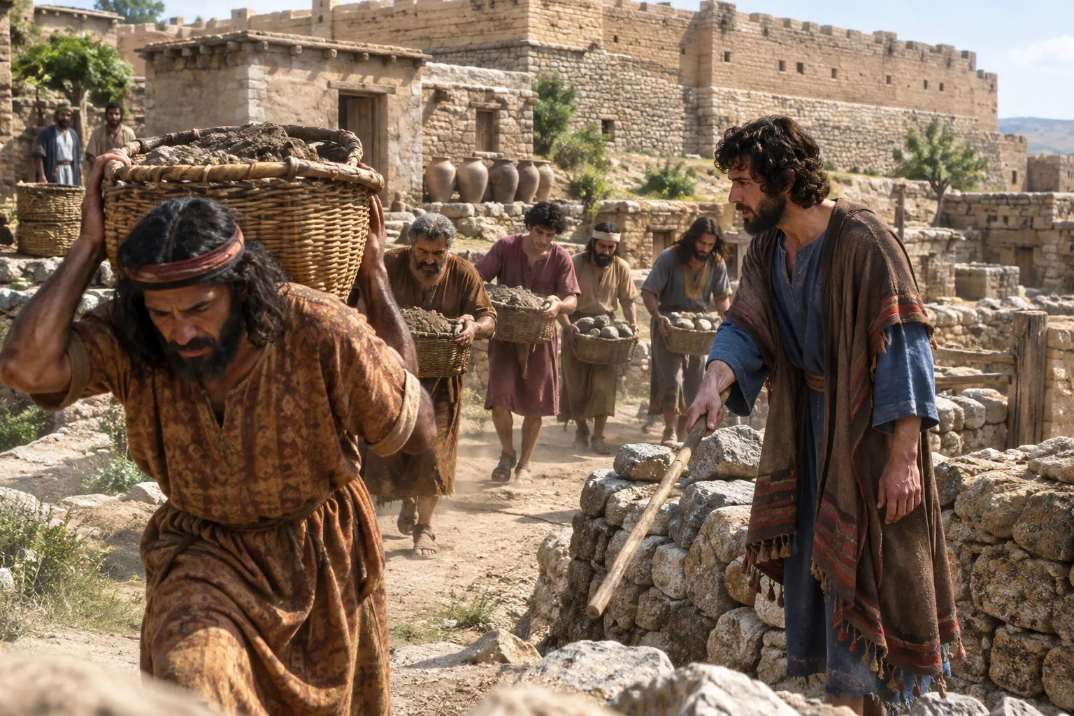 Canaanites Remain as Forced Laborers in Gezer (Joshua 16:10)
